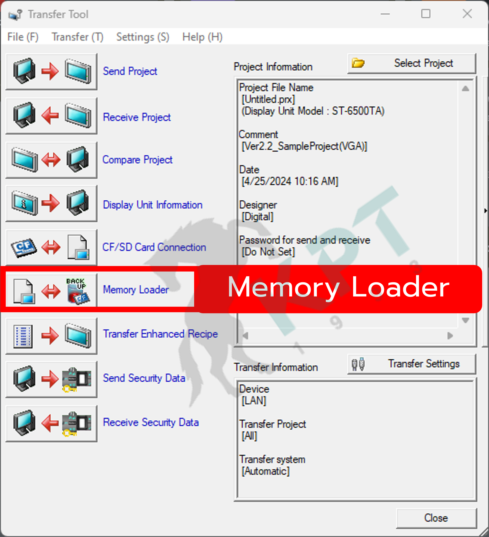 Pro-face | Download โปรเจคไฟล์ผ่าน USB Drive - KPT1993 Co., Ltd.